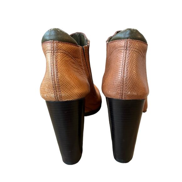 Cole‎ Haan Nike G Series Technical Soles Ankle Boot Size 9.5 Leather Brown - Picture 8 of 13